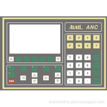 PVC / PC / PET Membrane Switch Keyboard 250V DC , Insulatio